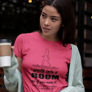 Walking Woman Inspirational Tee